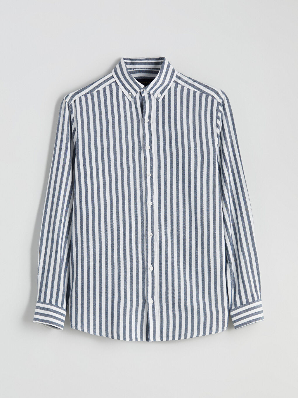 LC WAIKIKI Regular Fit Long Sleeve Striped Men's Shirt -S5Q776Z8-LGB