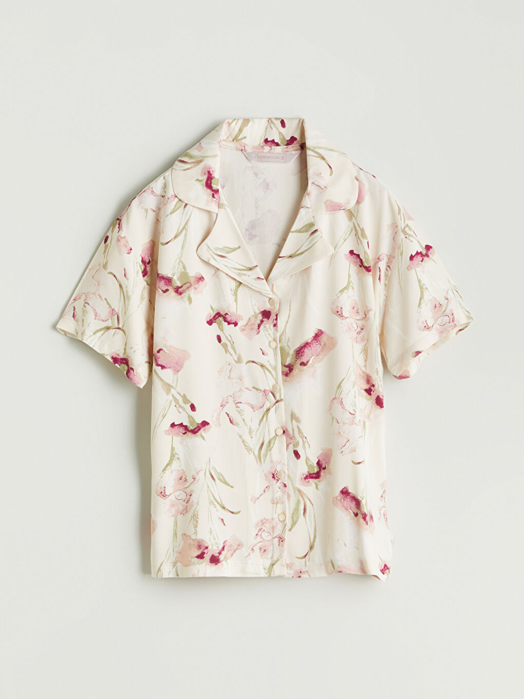 Woman ECRU Shortie Pyjama Set -S5Q811Z8-LRA