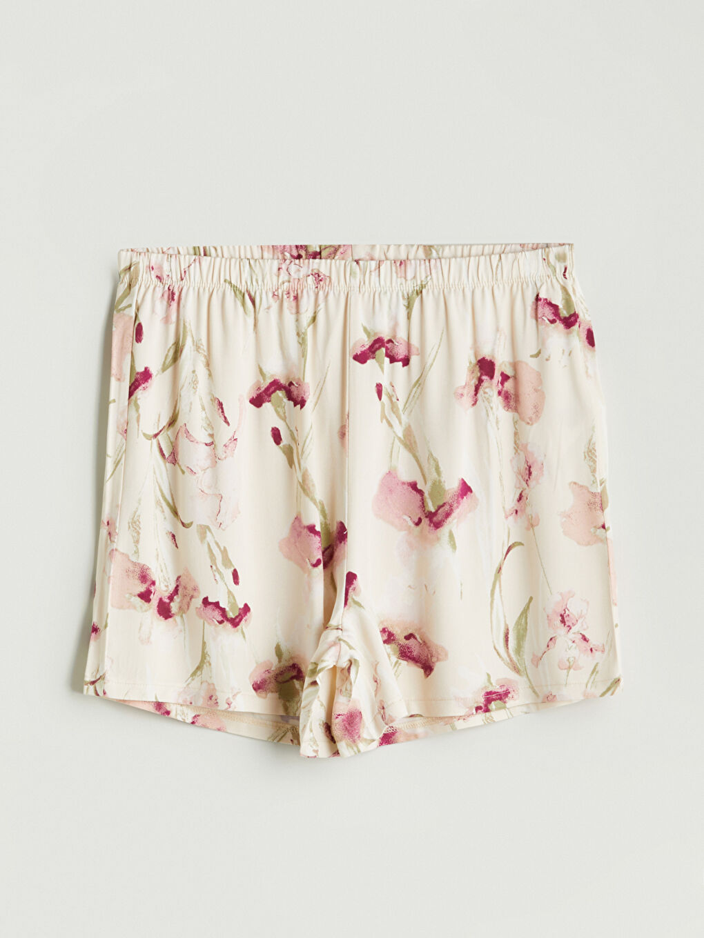 Woman ECRU Shortie Pyjama Set -S5Q811Z8-LRA