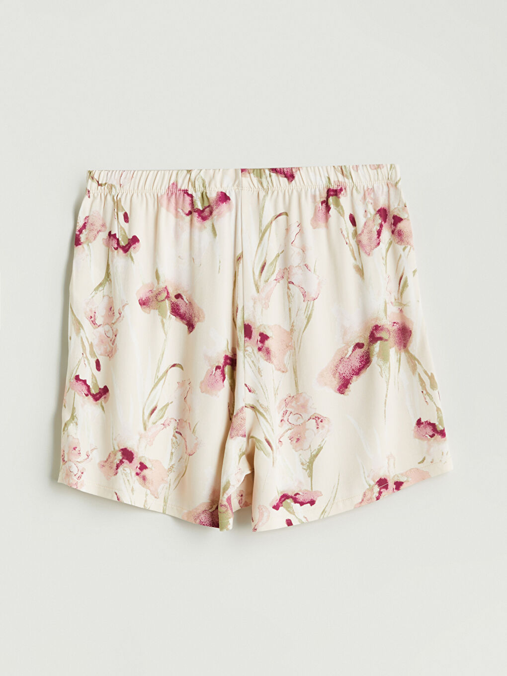 Woman ECRU Shortie Pyjama Set -S5Q811Z8-LRA