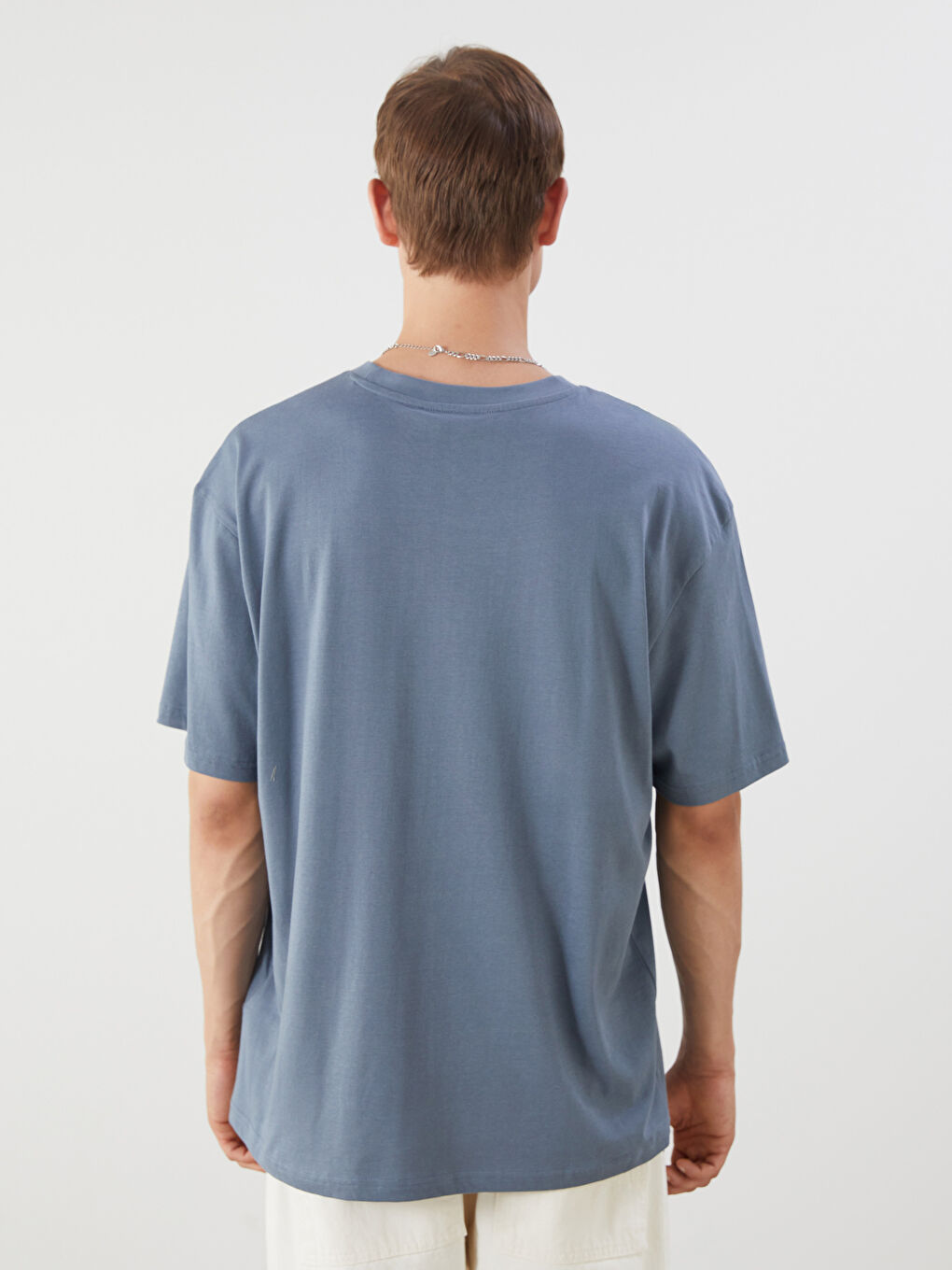 Crew Neck Printed Jersey Men's T-Shirt-7