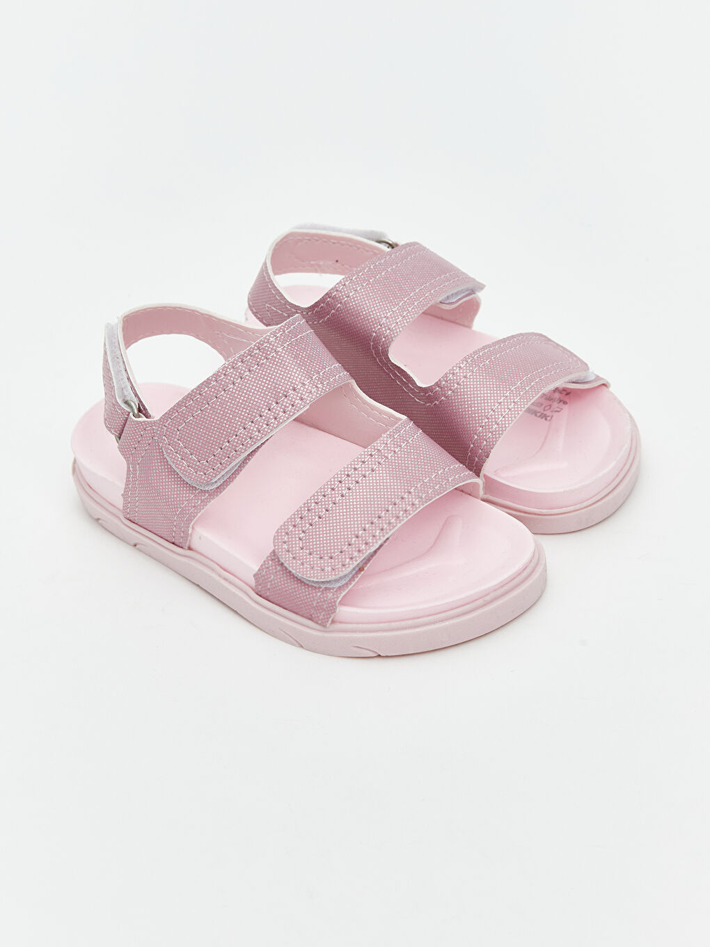 Double Banded Velcro Closure Baby Girl Sandals -S5Q820Z1-DMQ
