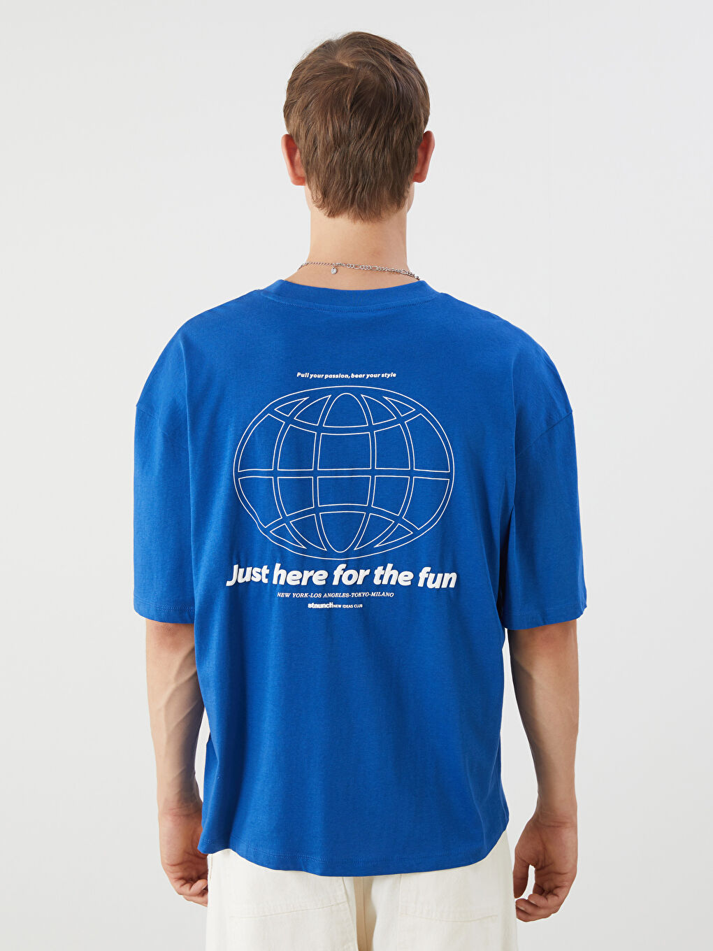 Crew Neck Printed Jersey Men's T-Shirt-7