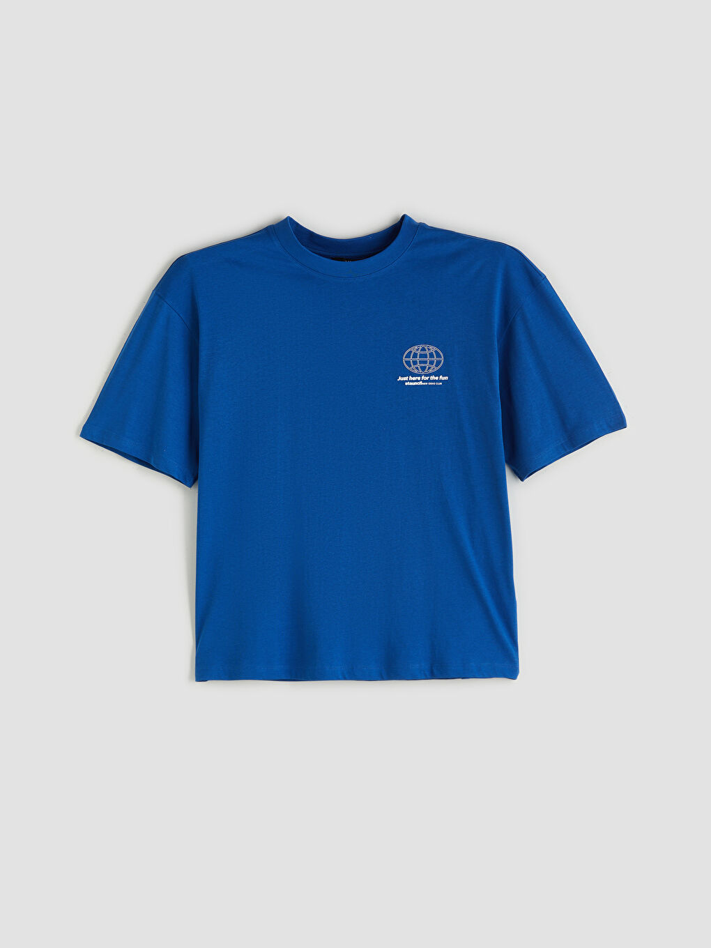 Crew Neck Printed Jersey Men's T-Shirt-8