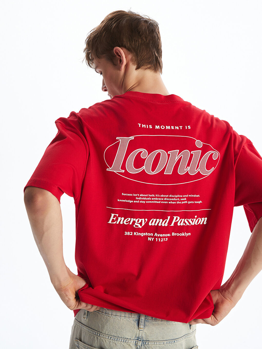 Crew Neck Printed Men's T-Shirt