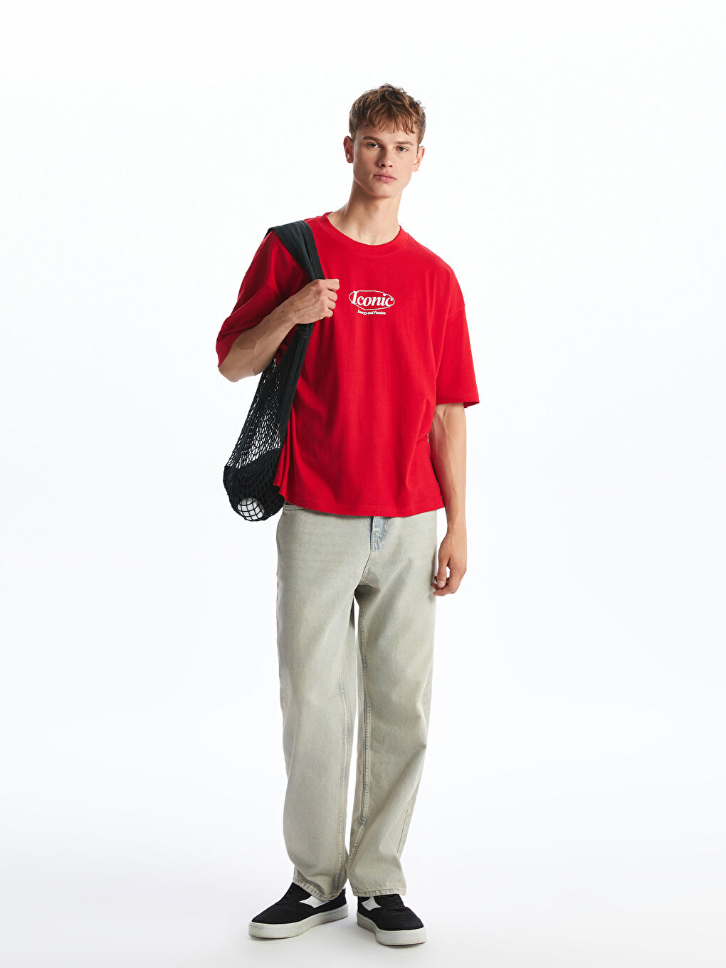 Crew Neck Printed Men's T-Shirt-1