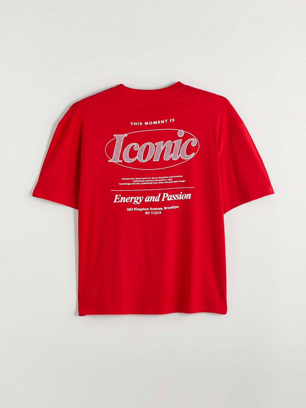 Crew Neck Printed Men's T-Shirt-5