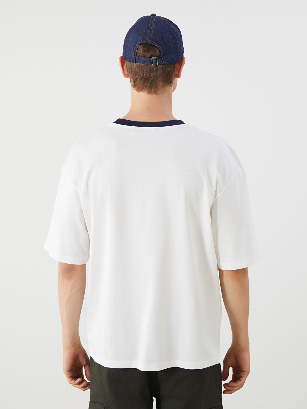 Crew Neck Printed Jersey Men's T-Shirt-7