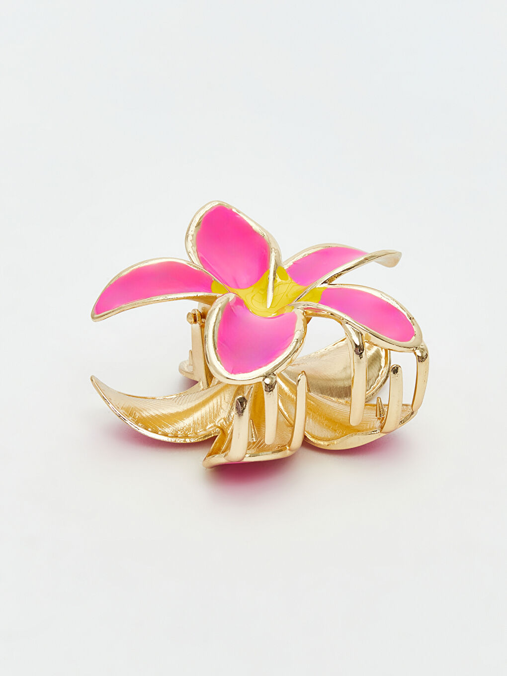 Karışık Çiçek Figürlü Kadın Mandal Toka-1