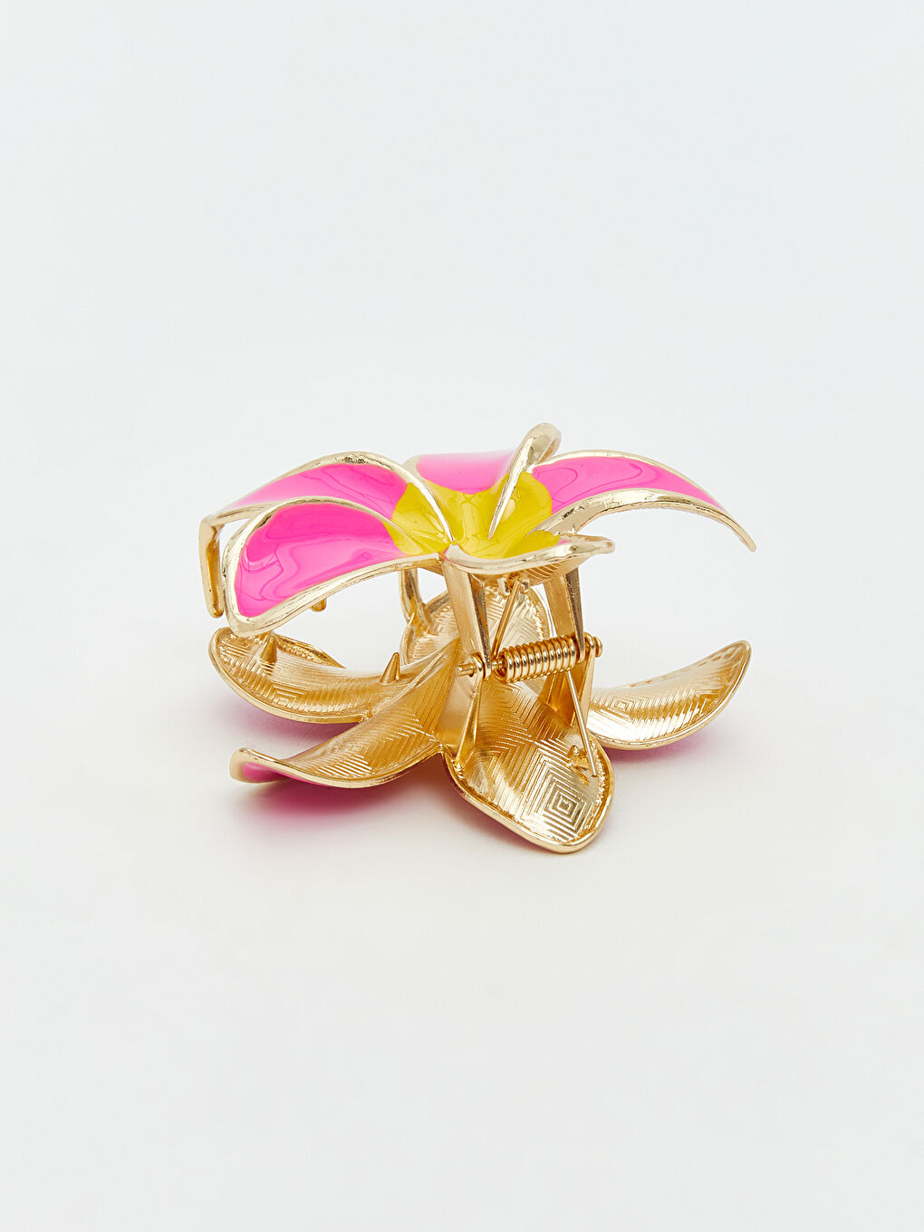 Karışık Çiçek Figürlü Kadın Mandal Toka-2