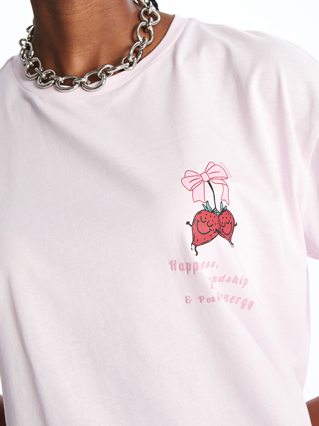XSIDE Woman PINK T-Shirt -S5Q869Z8-QWM