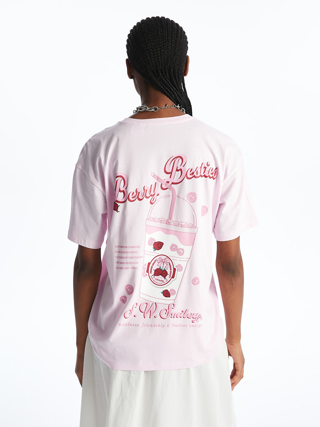XSIDE Woman PINK T-Shirt -S5Q869Z8-QWM