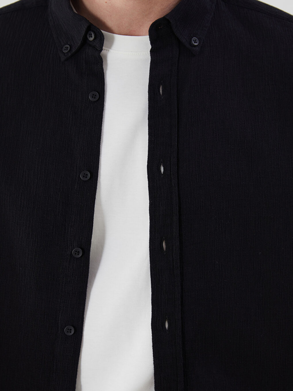 Man BLACK Shirt -S5Q880Z8-CVL