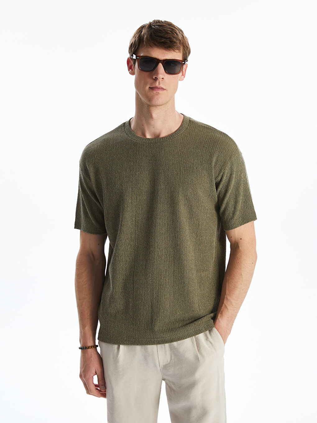 LCW Vision Crew Neck Men's T-Shirt -S5Q883Z8-CW2