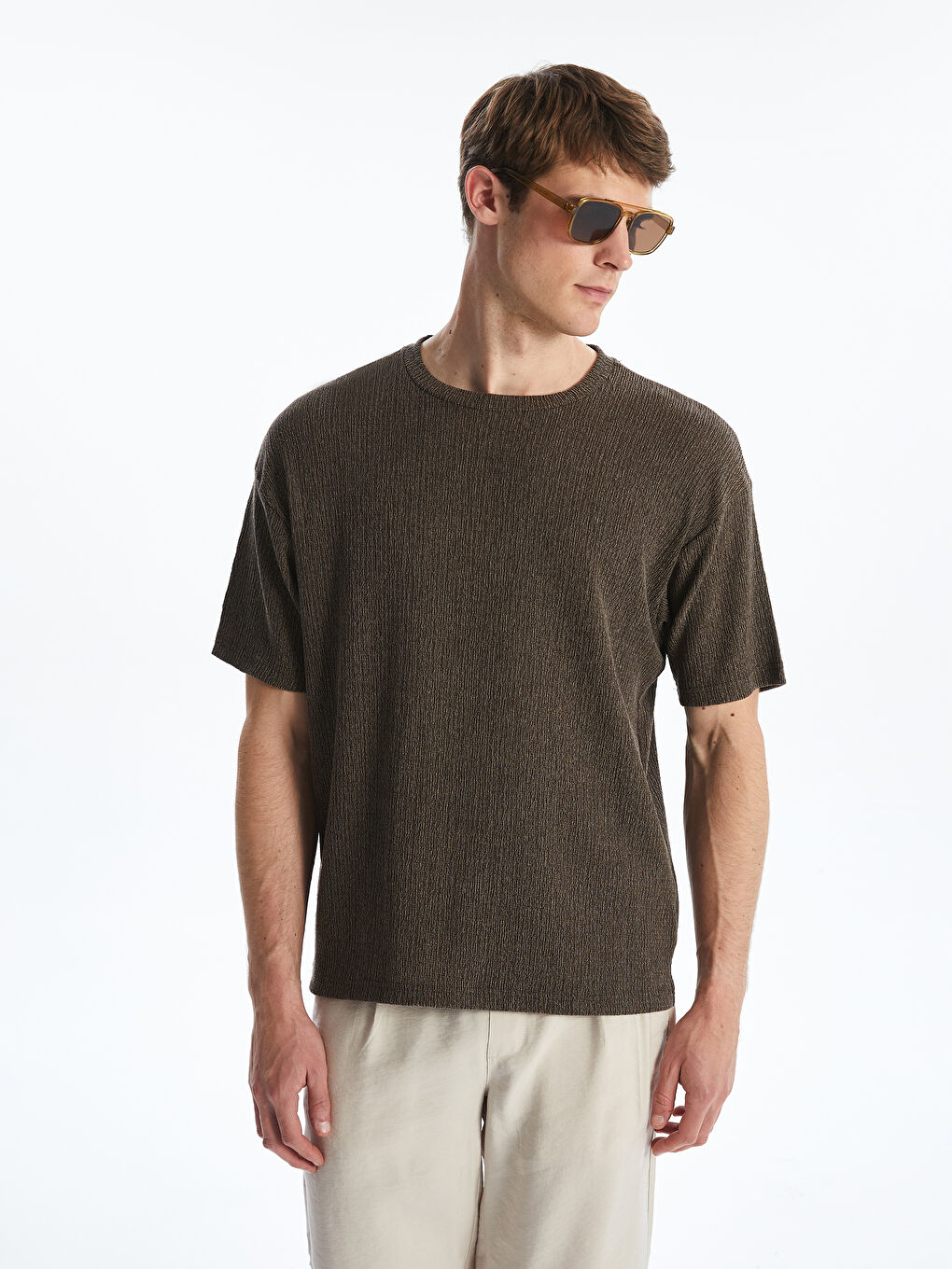 LCW Vision Crew Neck Men's T-Shirt -S5Q883Z8-RXC