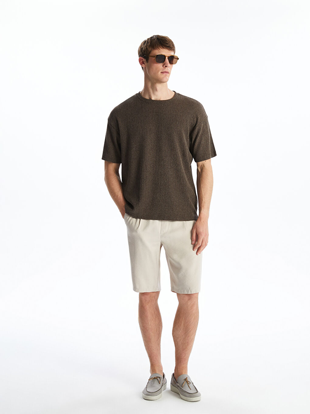 LCW Vision Crew Neck Men's T-Shirt -S5Q883Z8-RXC