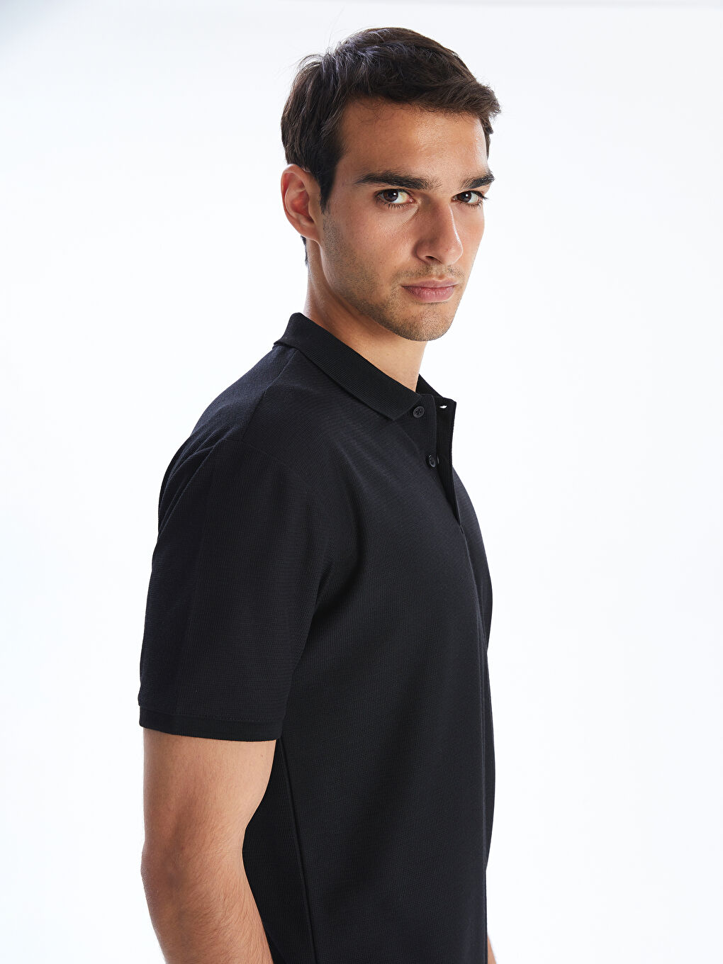 LCW Vision Men's Polo Neck T-Shirt -S5Q885Z8-CVL
