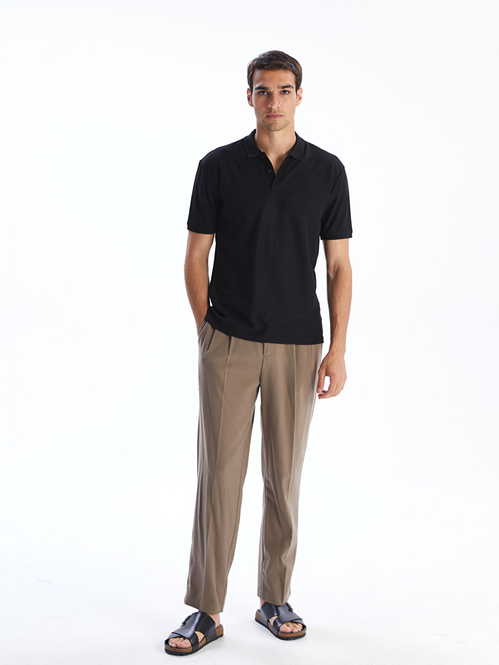 LCW Vision Men's Polo Neck T-Shirt -S5Q885Z8-CVL