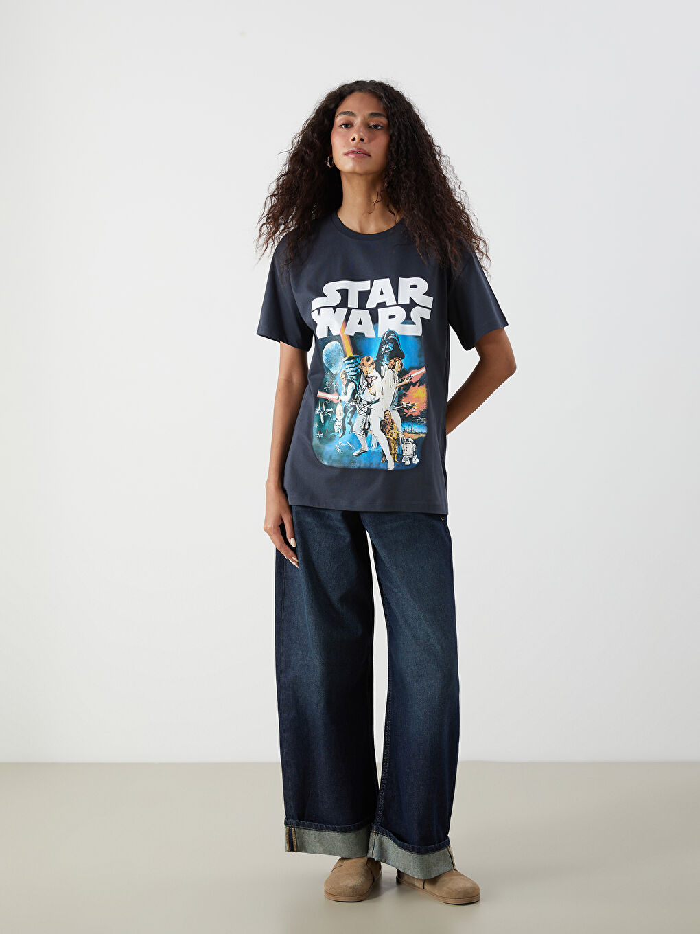 Woman ANTHRACITE T-Shirt -S5Q893Z8-VDL
