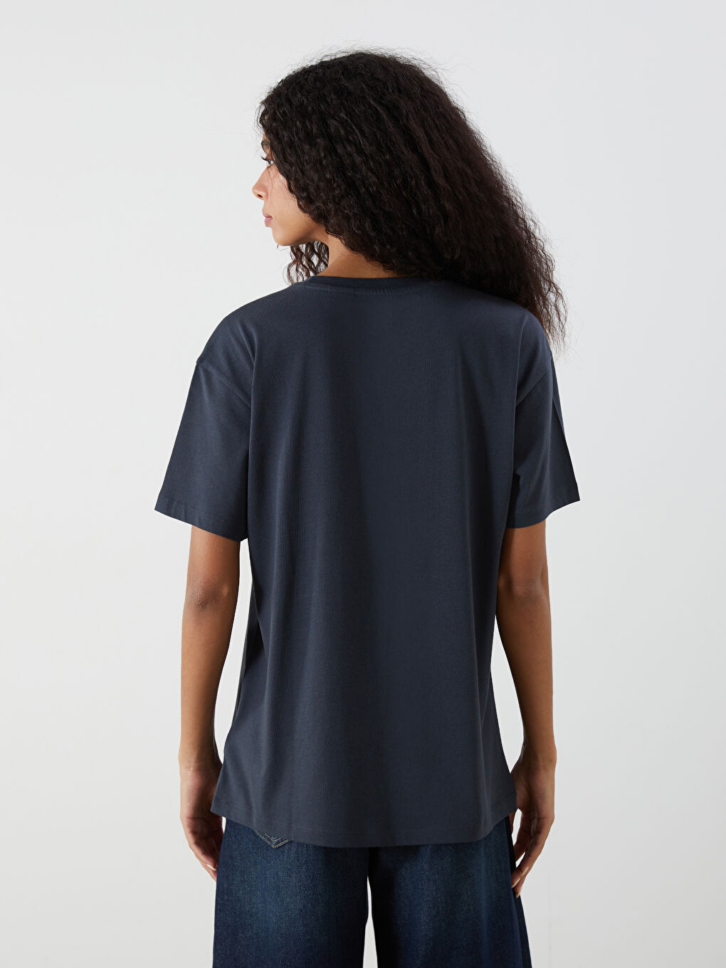 Woman ANTHRACITE T-Shirt -S5Q893Z8-VDL