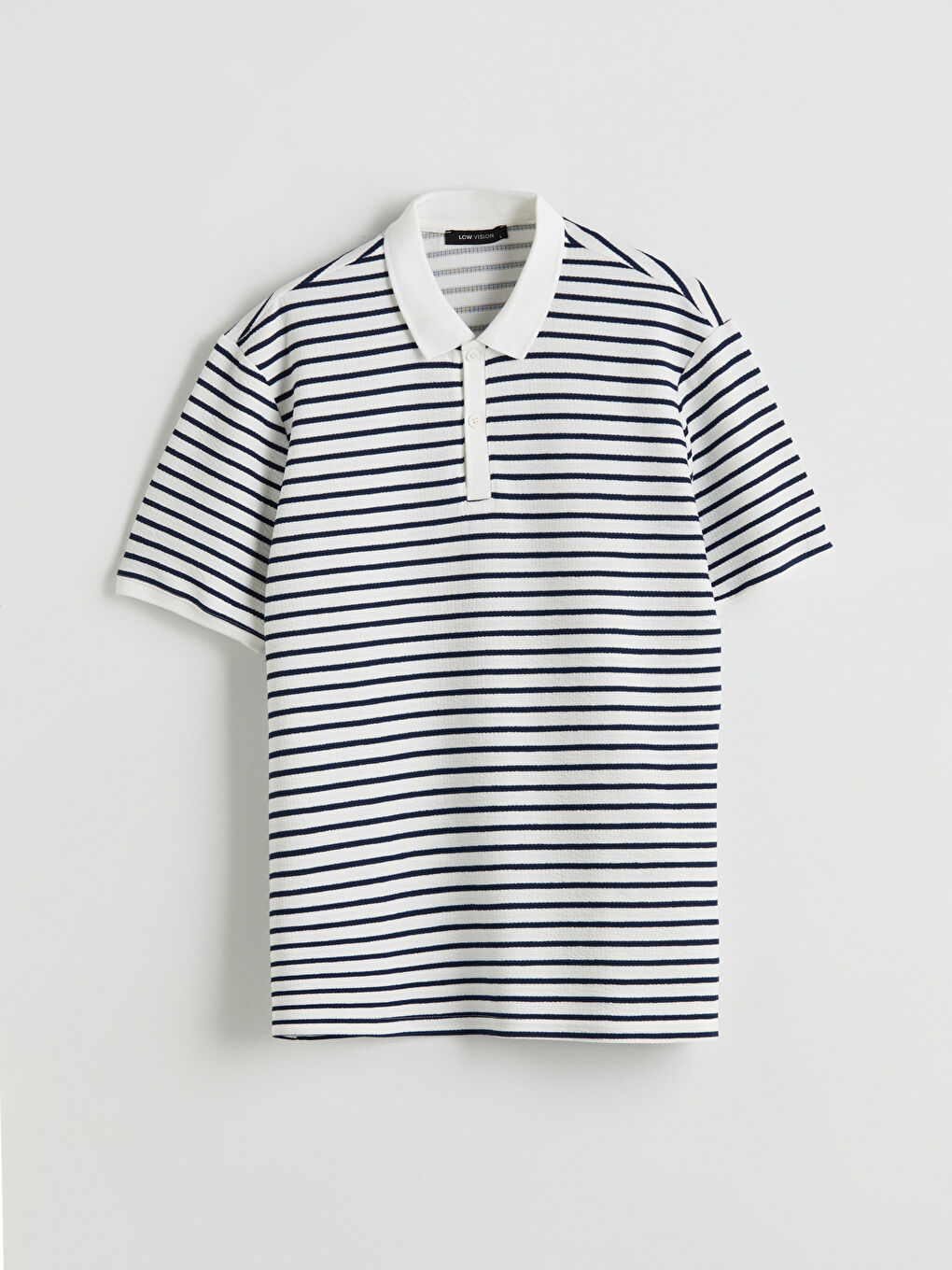 Polo Neck Striped Men's T-Shirt -S5Q900Z8-LHD