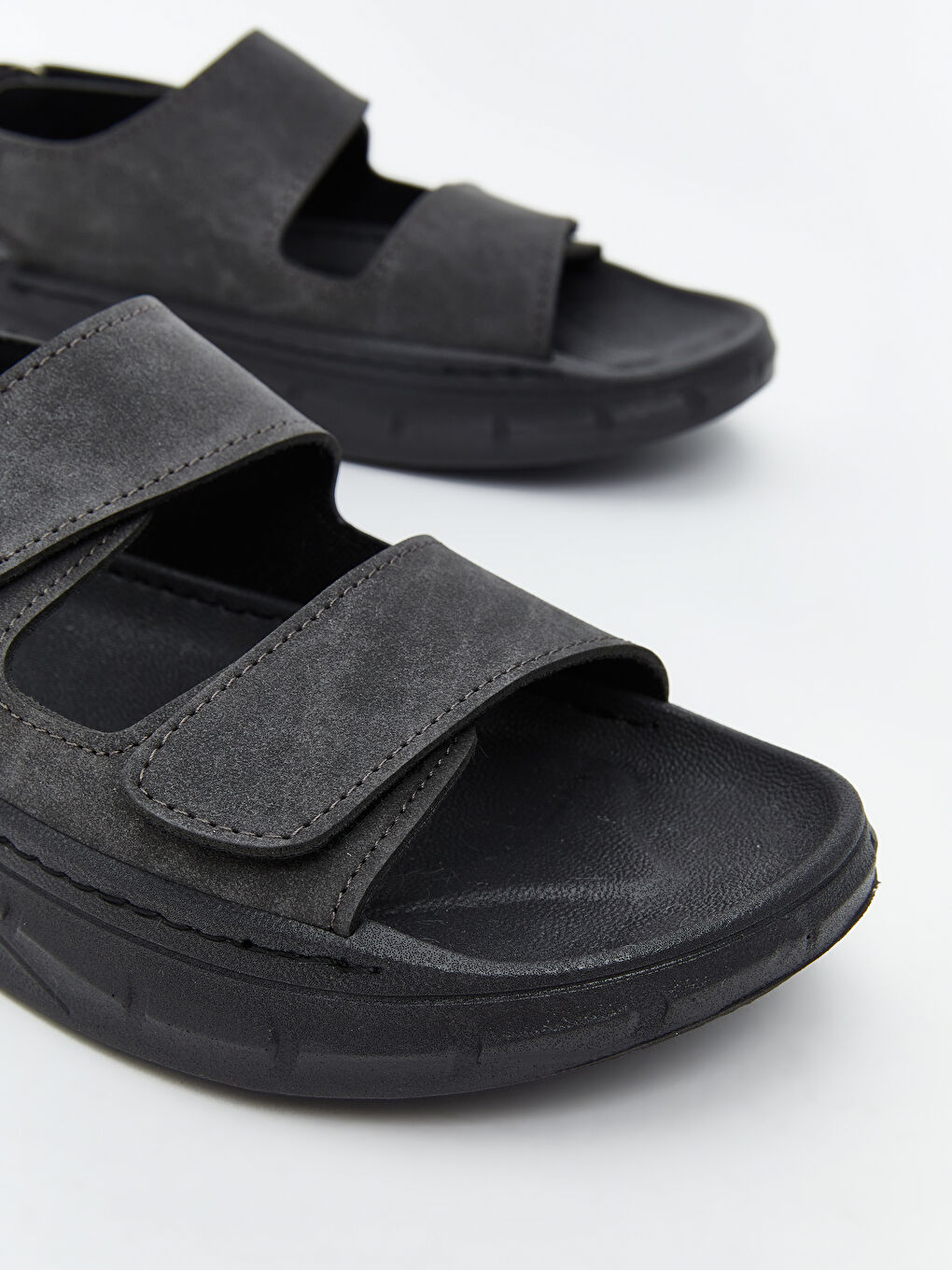 LCW STEPS Men's Suede Look Sandals -S5Q906Z8-RSZ