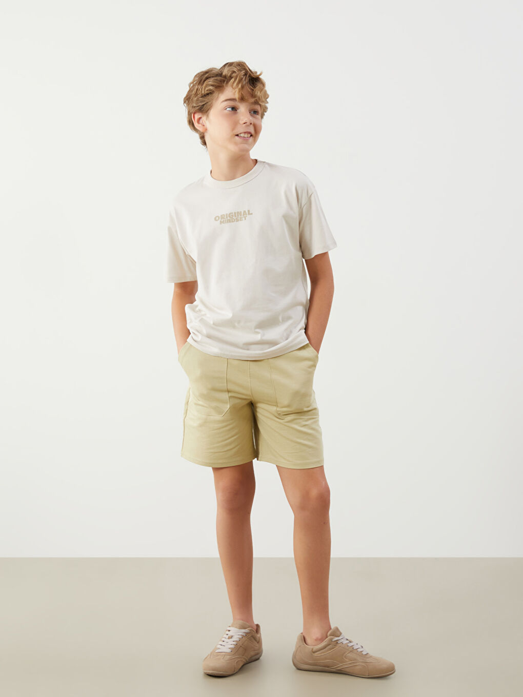 Elasticated Waist Boys' Shorts -S5Q912Z4-FMD
