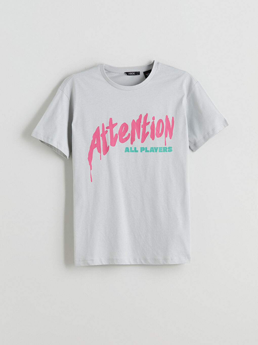 XSIDE Woman GREY T-Shirt -S5Q913Z8-FLG