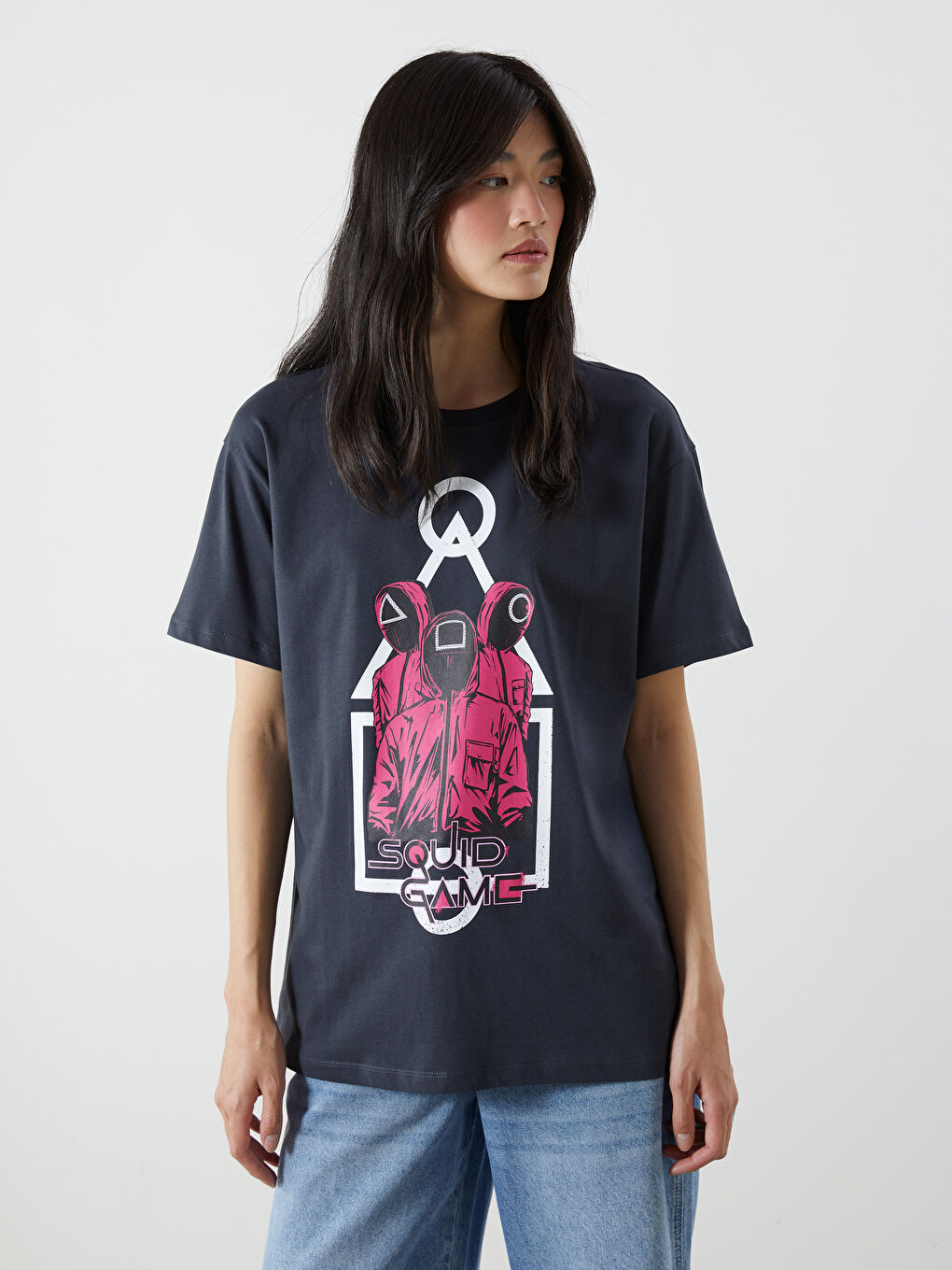XSIDE Woman ANTHRACITE T-Shirt -S5Q914Z8-VDL