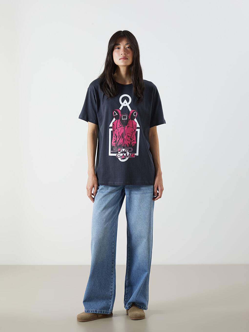 XSIDE Woman ANTHRACITE T-Shirt -S5Q914Z8-VDL