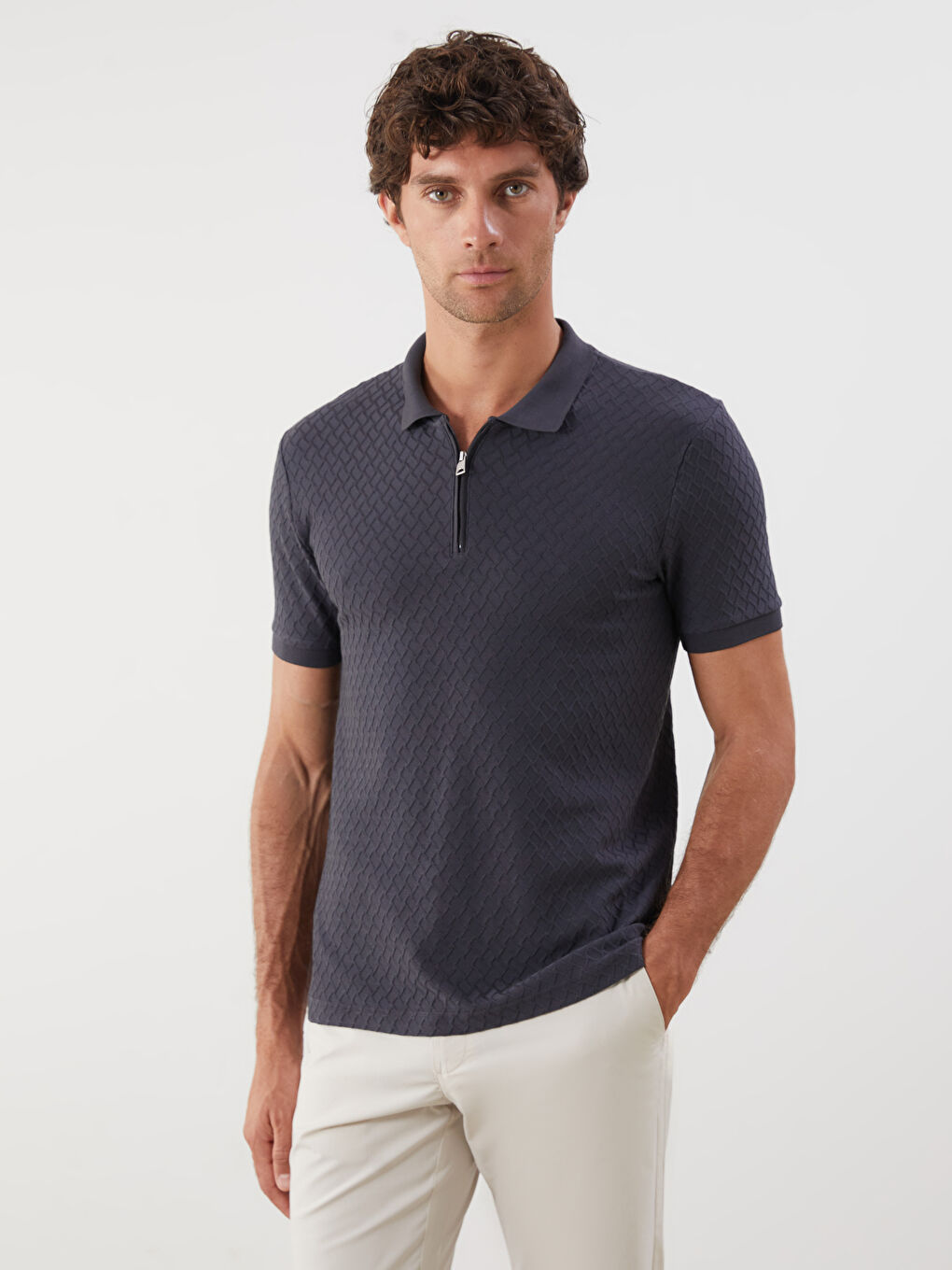 LCWAIKIKI Classic Men's Polo Neck T-Shirt -S5Q947Z8-ZL8