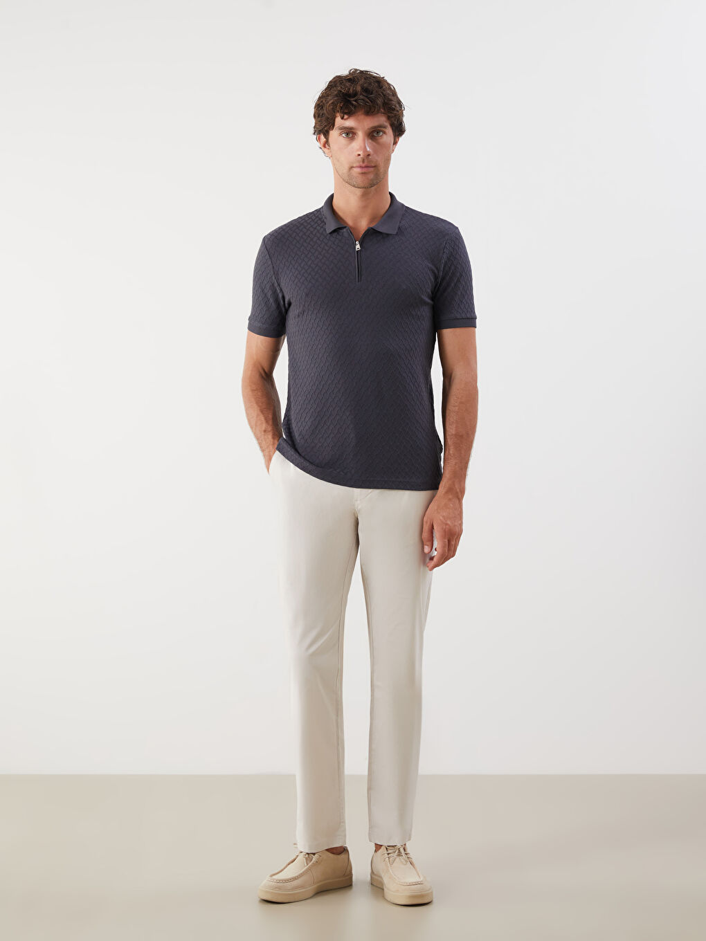 LCWAIKIKI Classic Men's Polo Neck T-Shirt -S5Q947Z8-ZL8