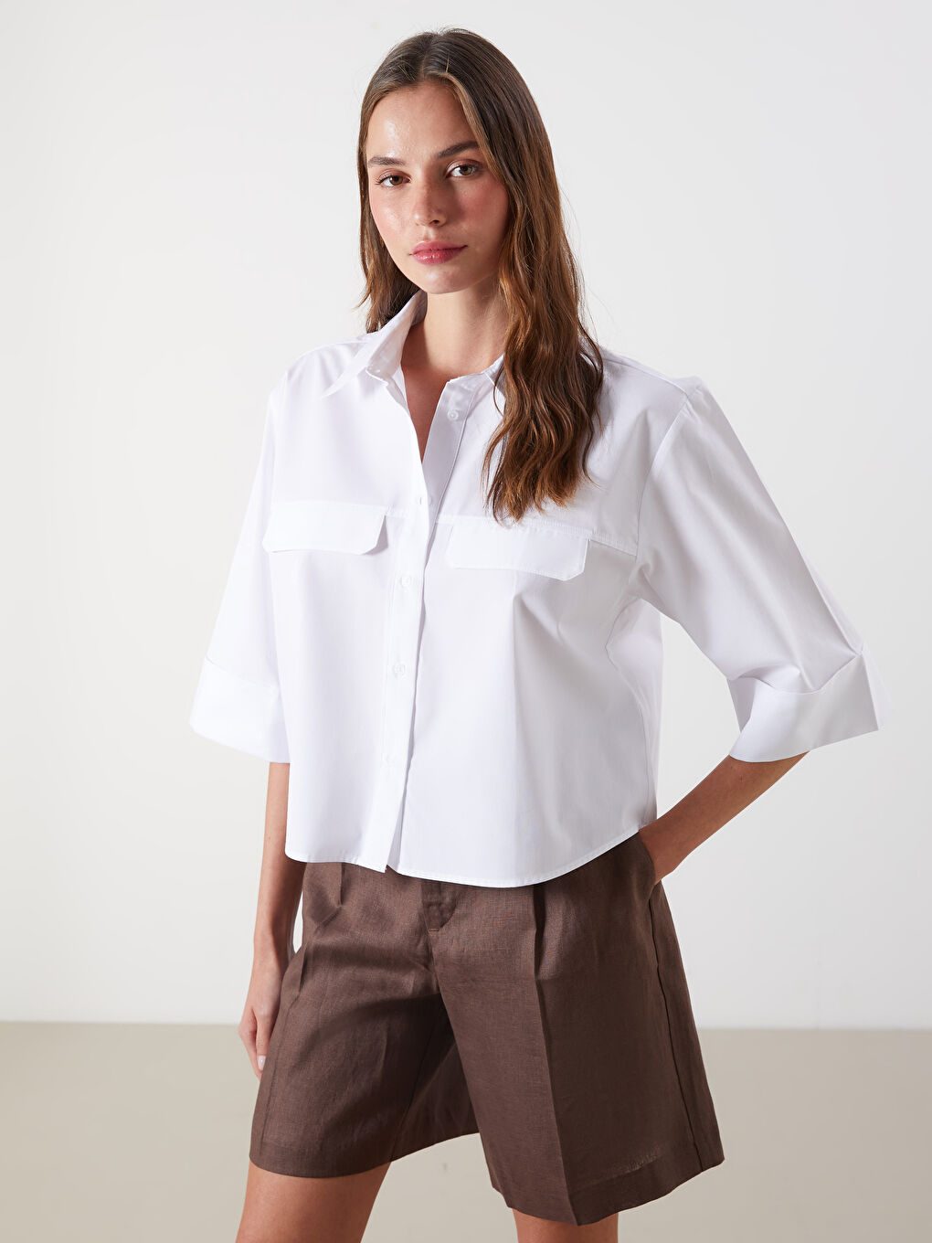 Loose Fit Women Shirt -S5Q951Z8-R9J