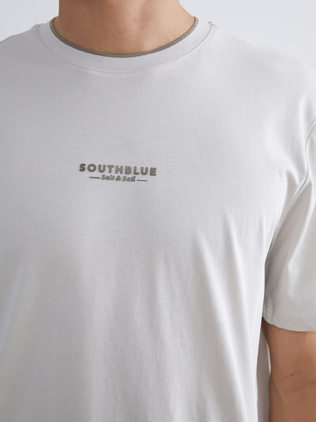 SOUTHBLUE تيشيرت رجالي ياقة دائرية مطبوع جيرسي -S5Q973Z8-ZLC