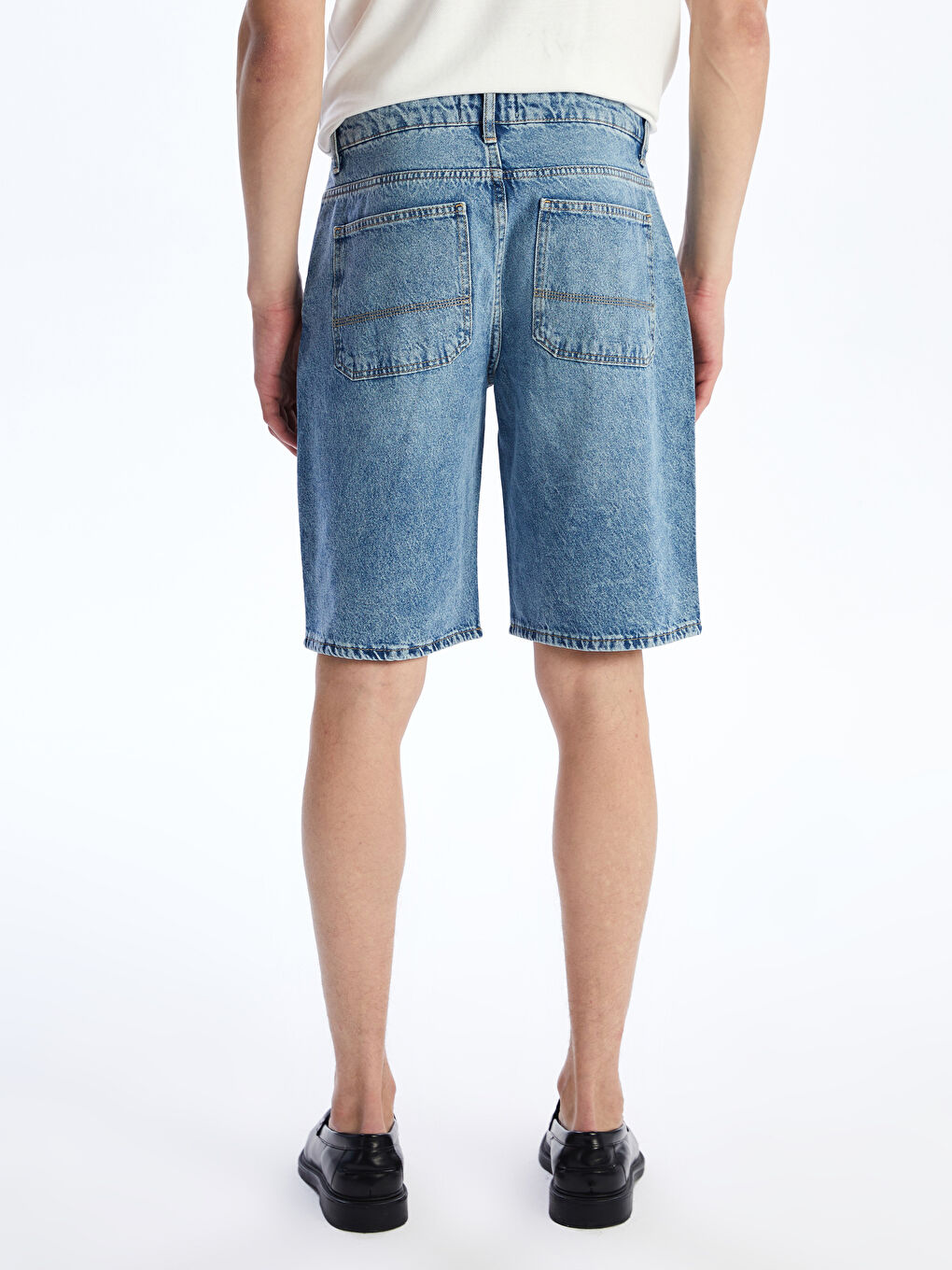 Relaxed Fit Men's Denim Shorts -S5Q984Z8-H45