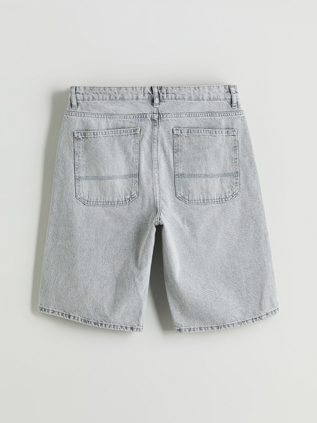 Relaxed Fit Men's Denim Shorts -S5Q987Z8-GRD