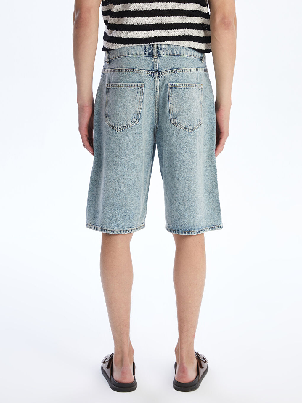 Standard Fit Men's Denim Shorts -S5Q990Z8-311