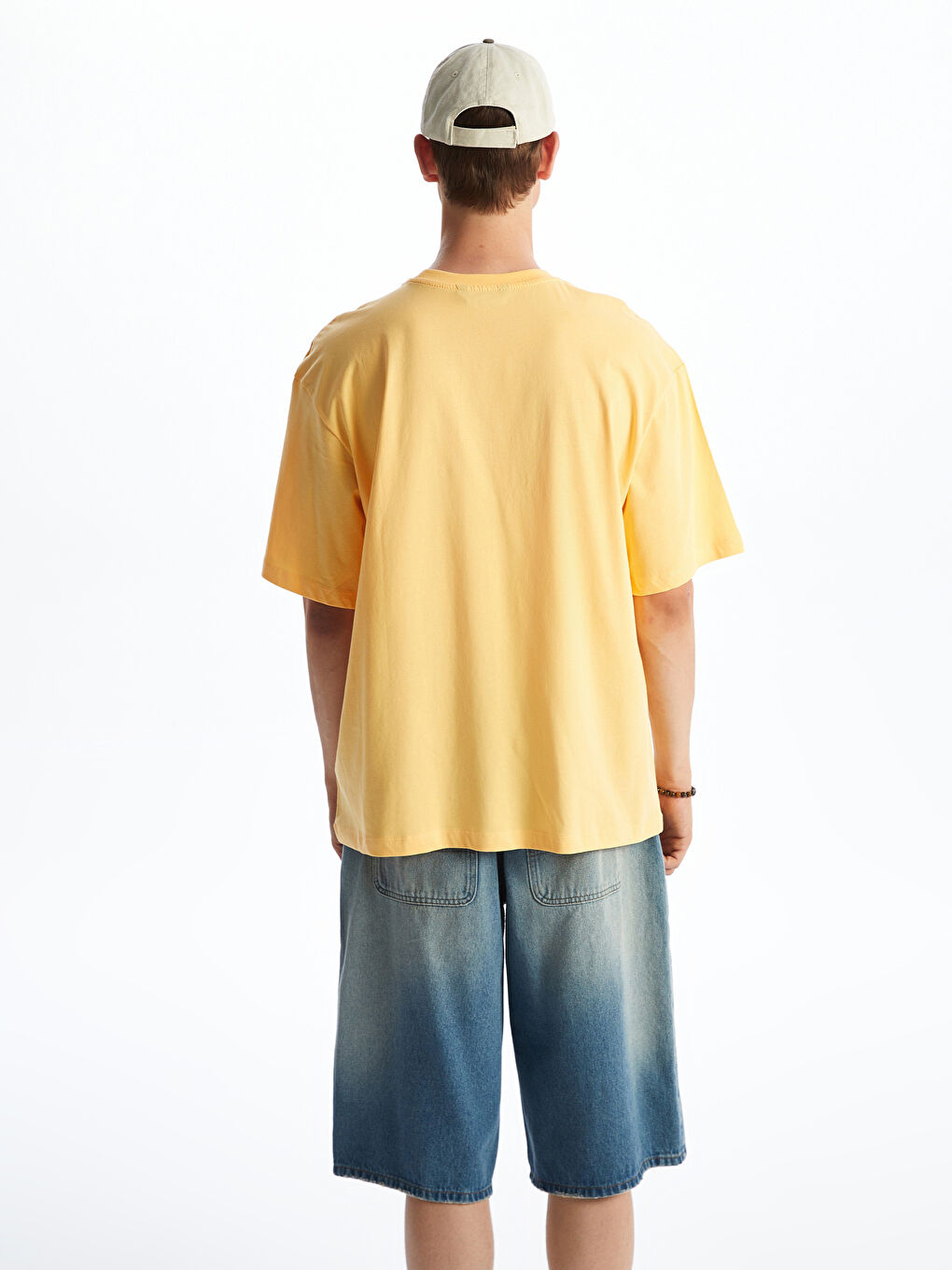 Crew Neck Printed Jersey Men's T-Shirt -S5Q993Z8-FXZ