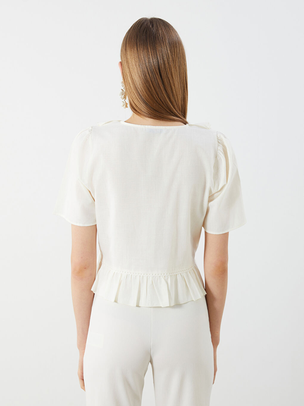 LCW Vision Woman ECRU Blouse -S5QA01Z8-FDJ