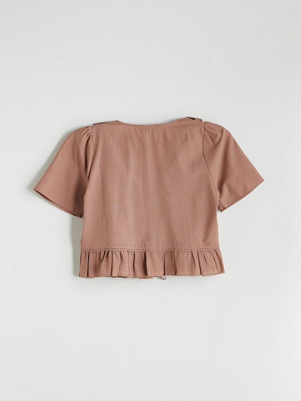 LCW Vision Woman BROWN Blouse -S5QA01Z8-H2F