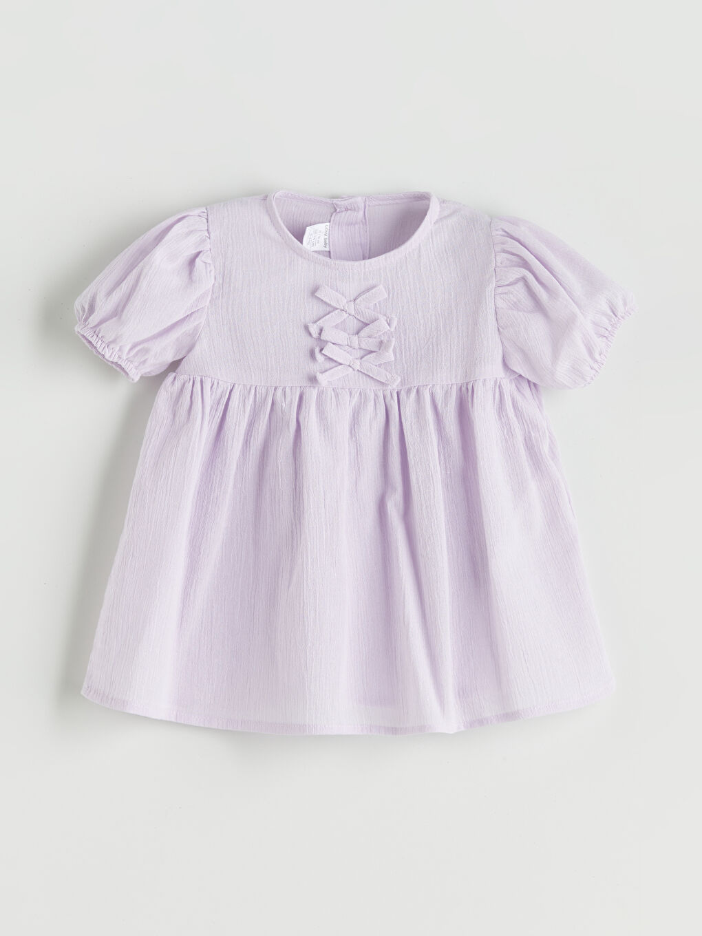 Ribbon Detail Cotton Baby Girls' Dress -S5QA28Z1-G7R