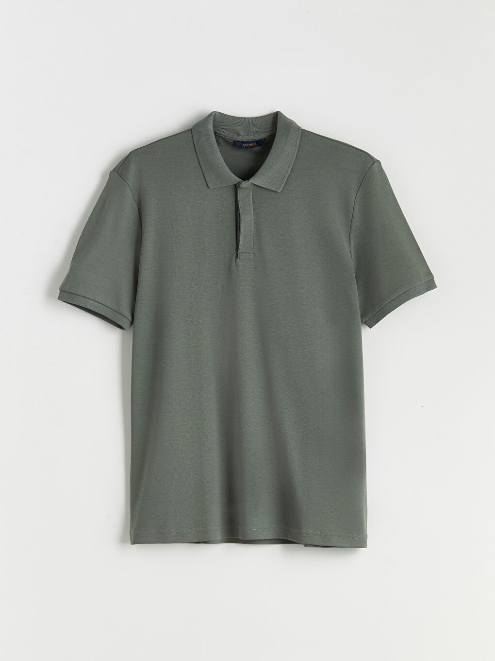 Haki Polo Yaka Pike Erkek Tişört