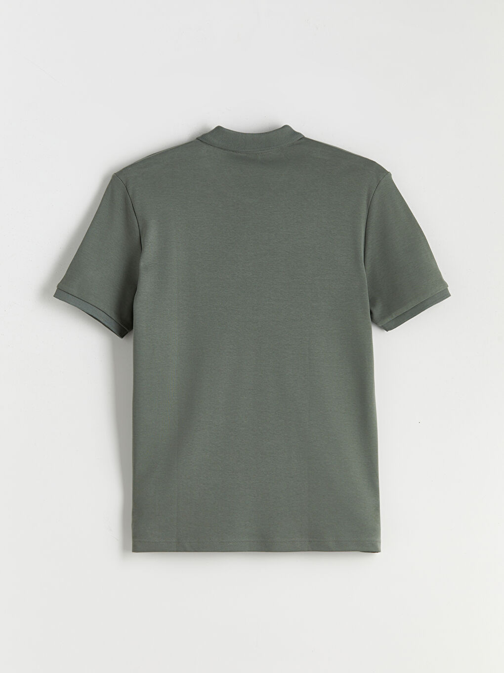 Haki Polo Yaka Pike Erkek Tişört-1