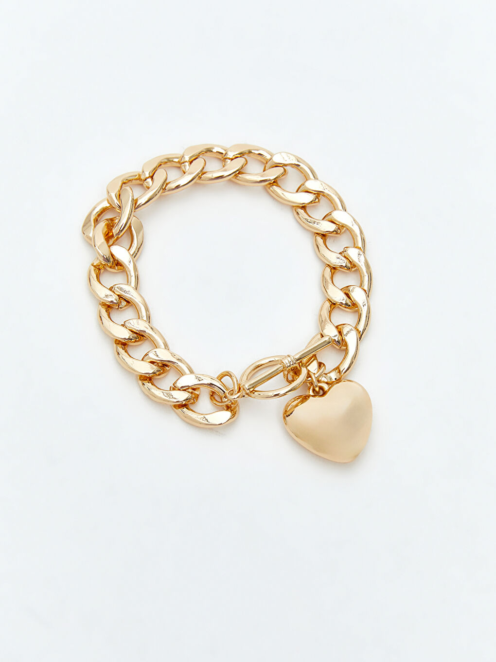 Sarı Kalp Detaylı Bileklik