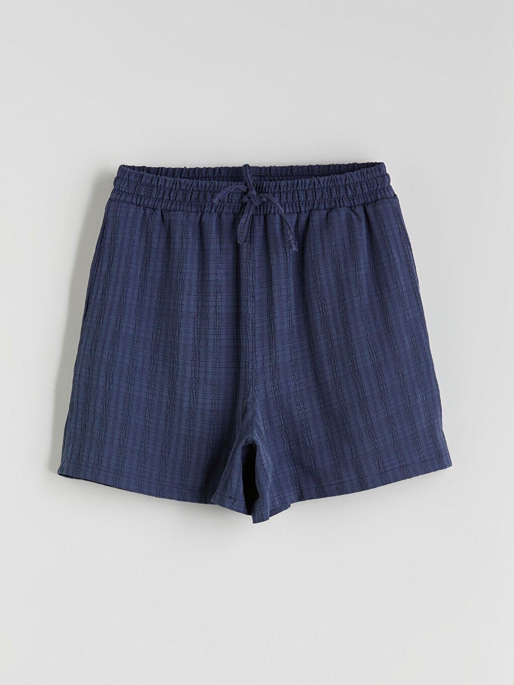 Elasticated Waist Textured Women's Shorts -S5QA50Z8-ZME