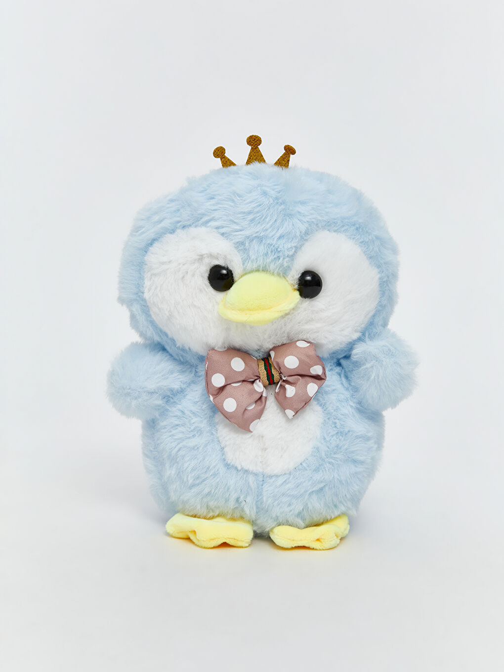 Kurdelalı Taçlı Pelüş Penguen Oyuncak