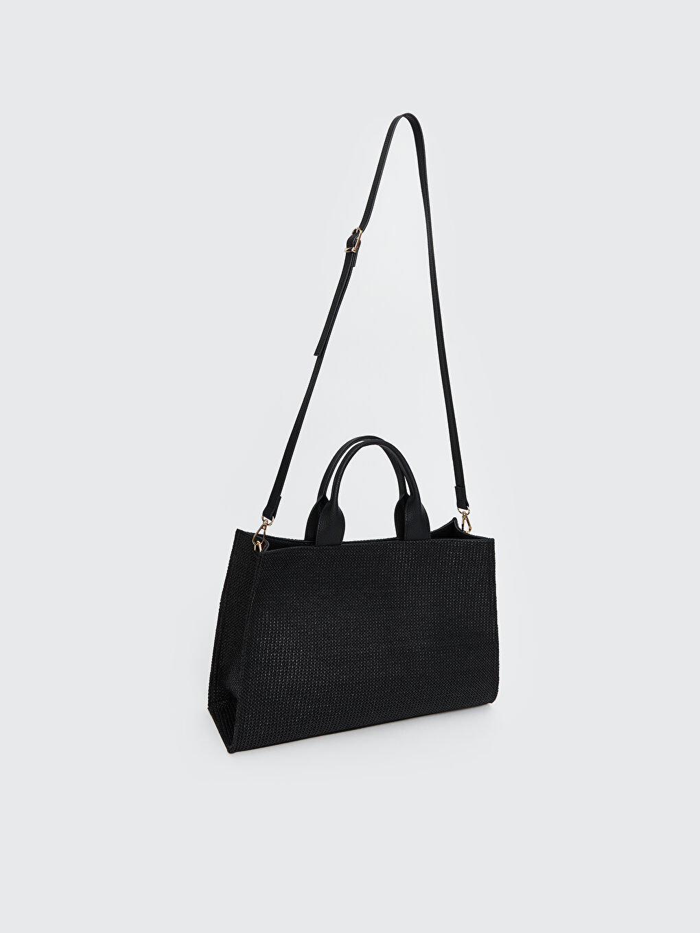 Siyah Çıkarılabilir Askılı Kadın Omuz Çantası-5