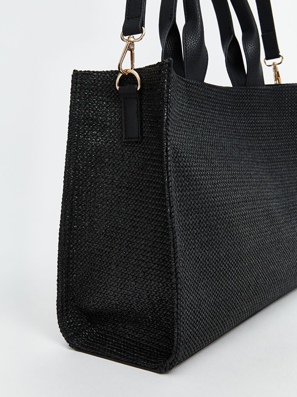 Siyah Çıkarılabilir Askılı Kadın Omuz Çantası-6