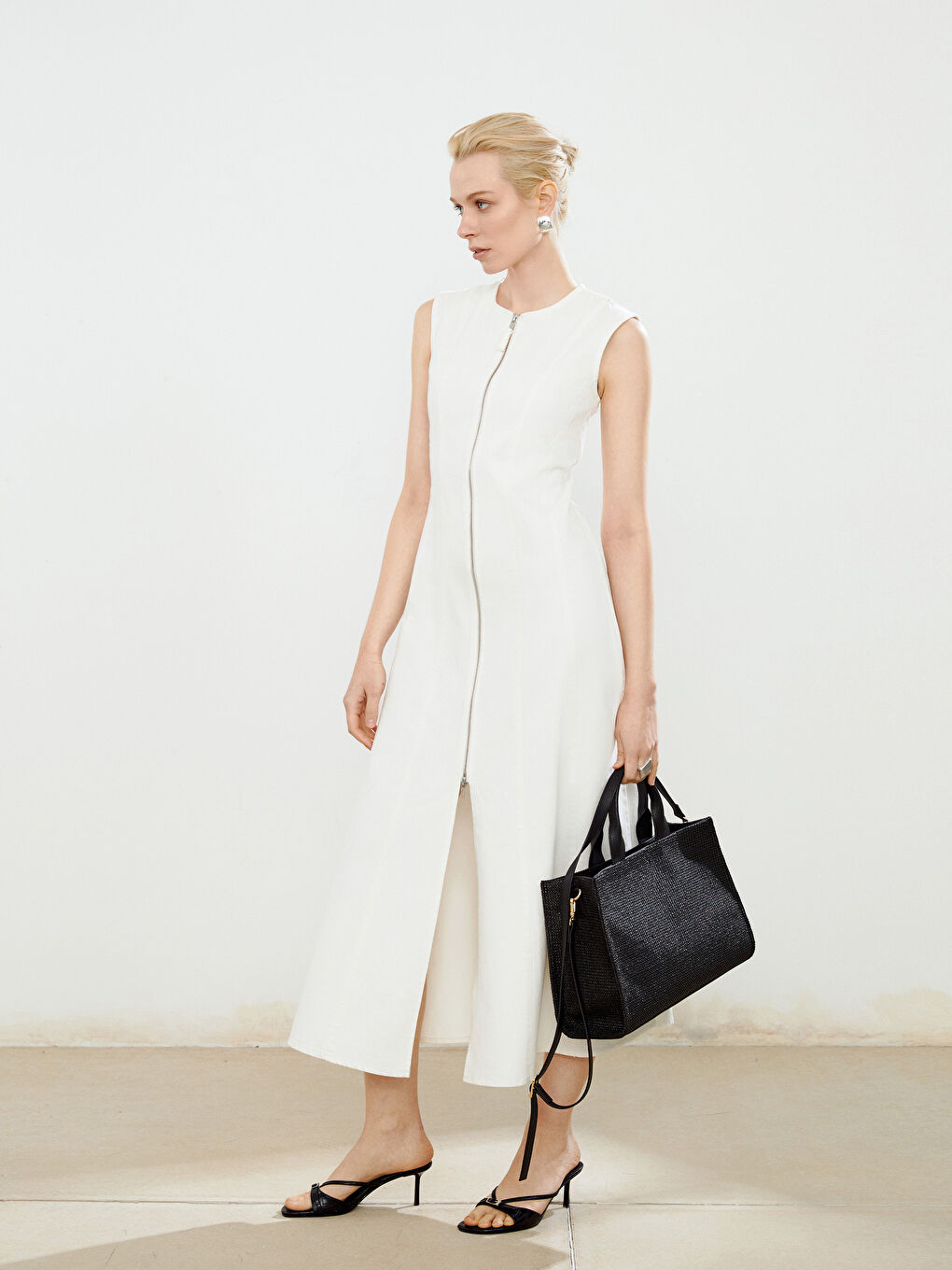 Siyah Çıkarılabilir Askılı Kadın Omuz Çantası-3