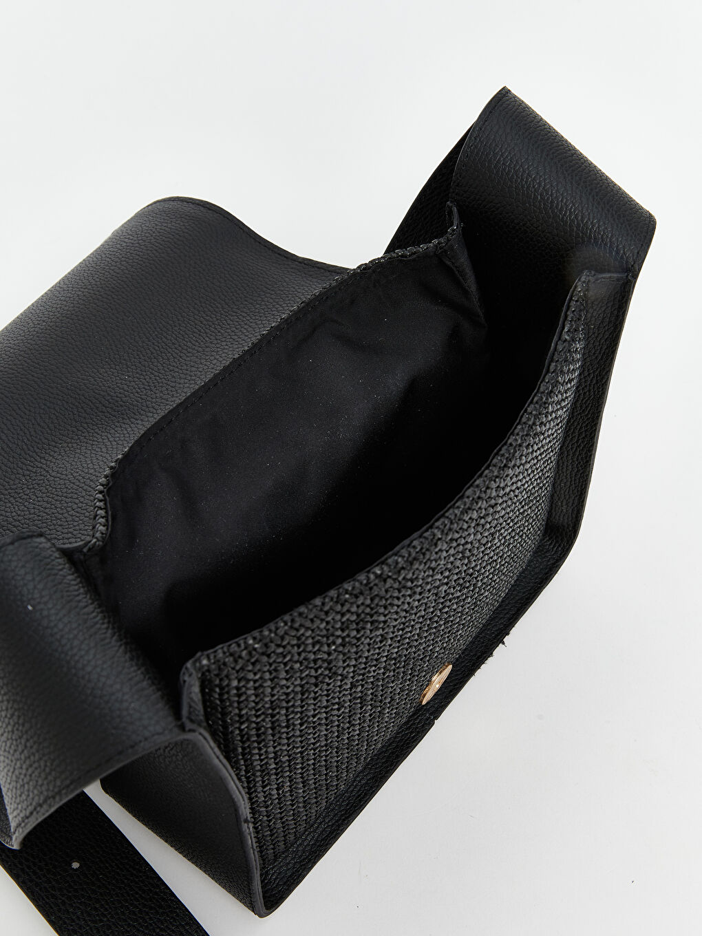 Siyah Ayarlanabilir Askılı Kadın Omuz Çantası-4